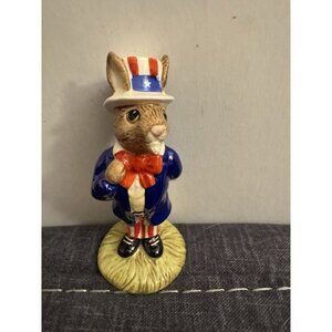 Royal Doulton's "Uncle Sam" Bunnykins 1985 Figure X4
